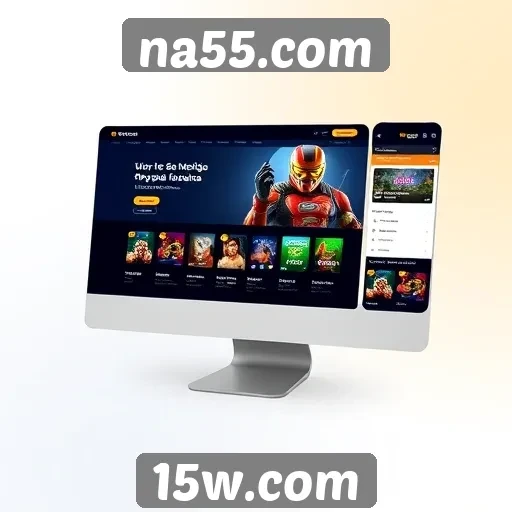 experiência de usuário no site na55.com